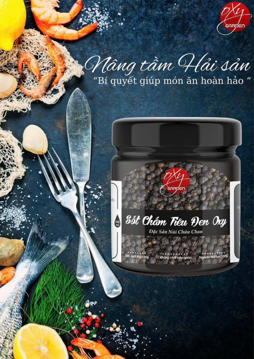 Sốt Chấm Tiêu Đen OXY – Vị đặc biệt